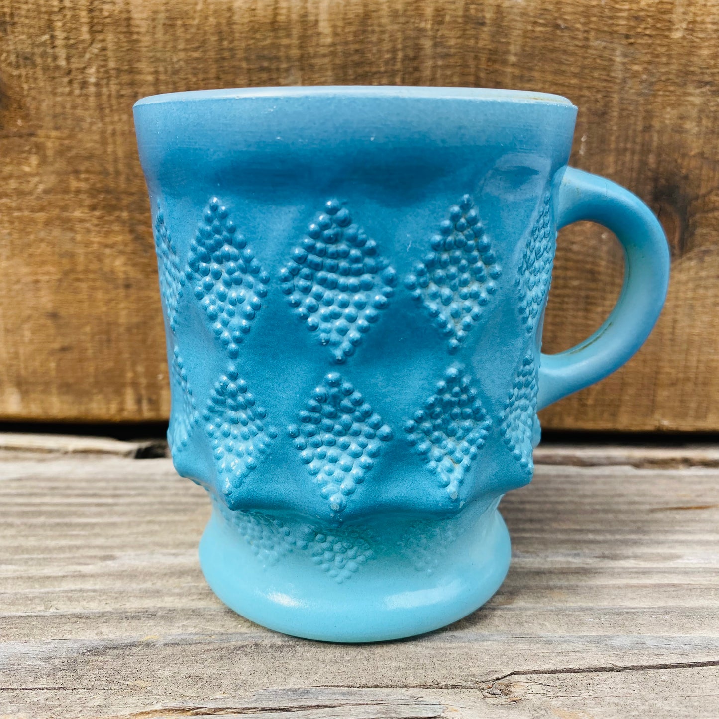 【1970s USA vintage】FIRE KING キンバリー ブルー