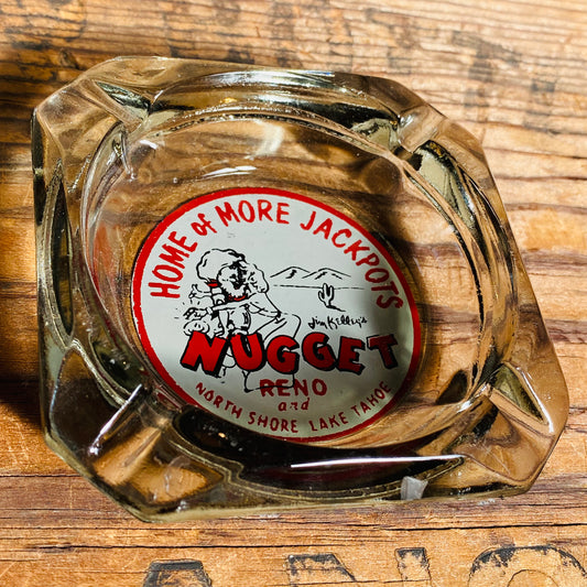 【1950s-1970s USA vintage】アドバタイジング 灰皿 NUGGET