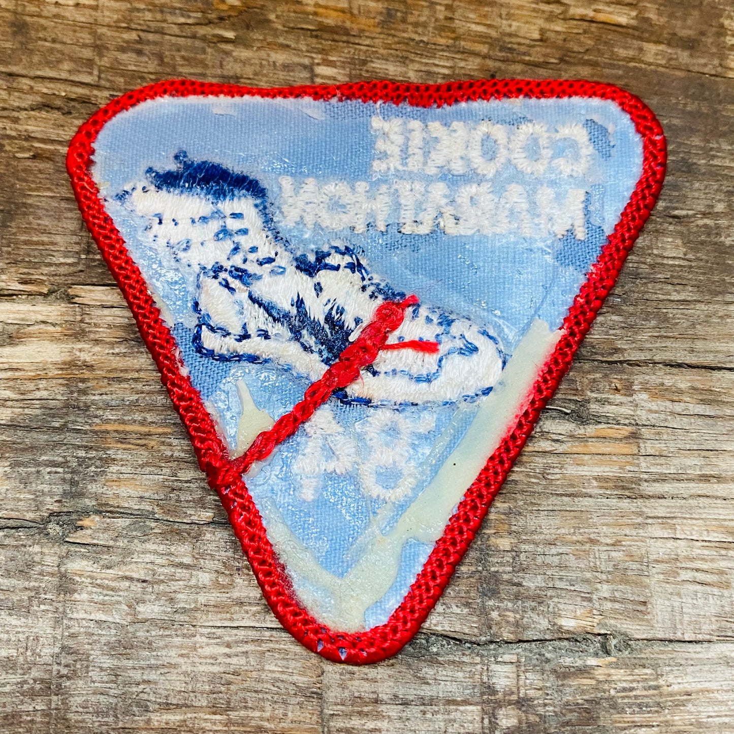 【1984 USA vintage】ワッペン 三角 スニーカー