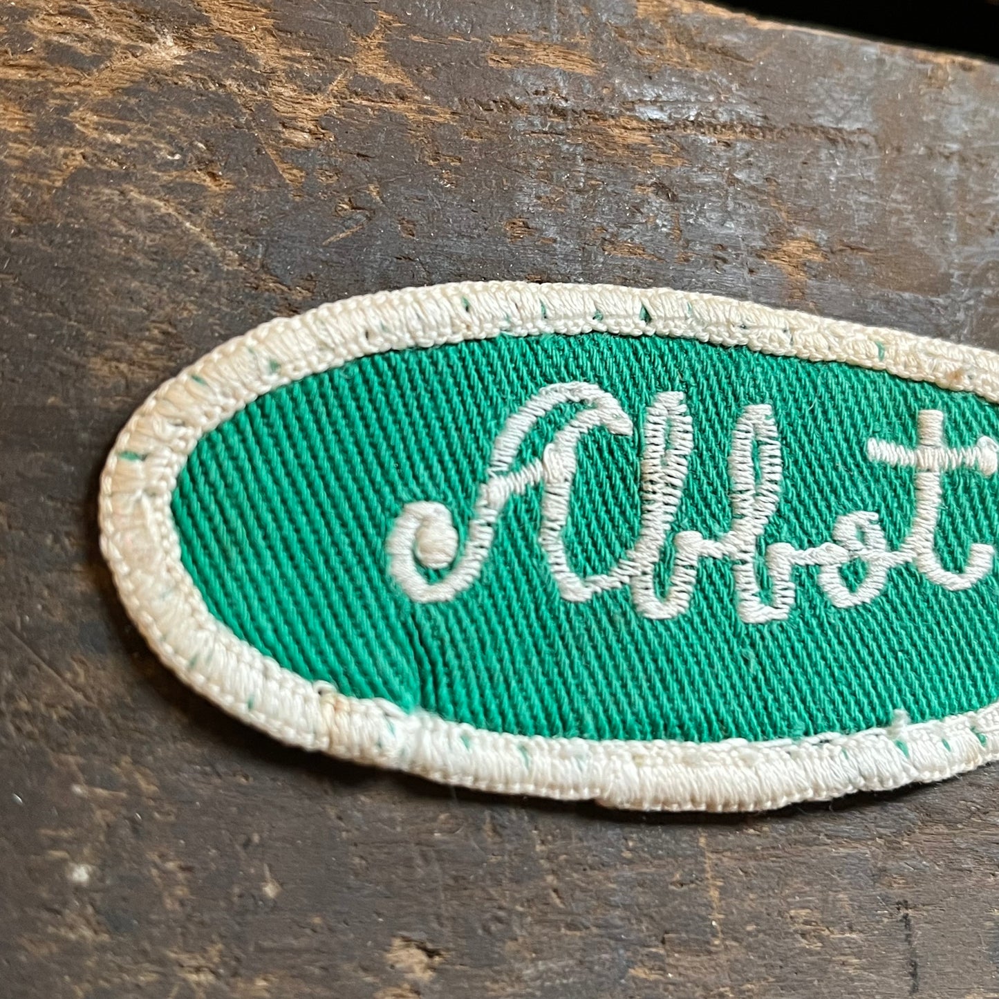 【USA vintage】ワッペン Abbot