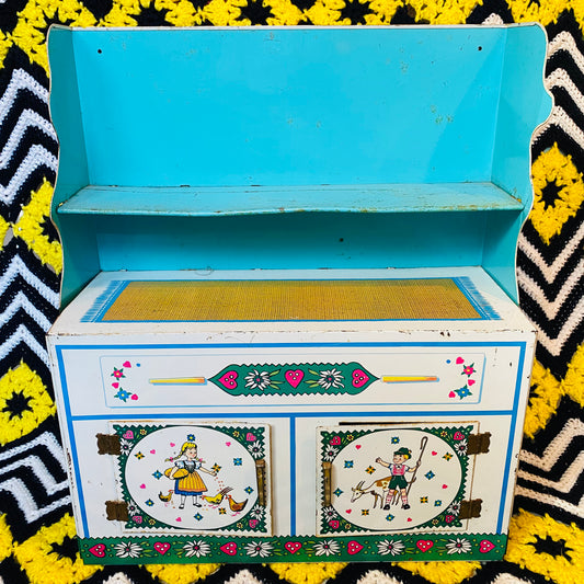 【1950s USA vintage】WOLVERINE TOYS ブリキ キッチン