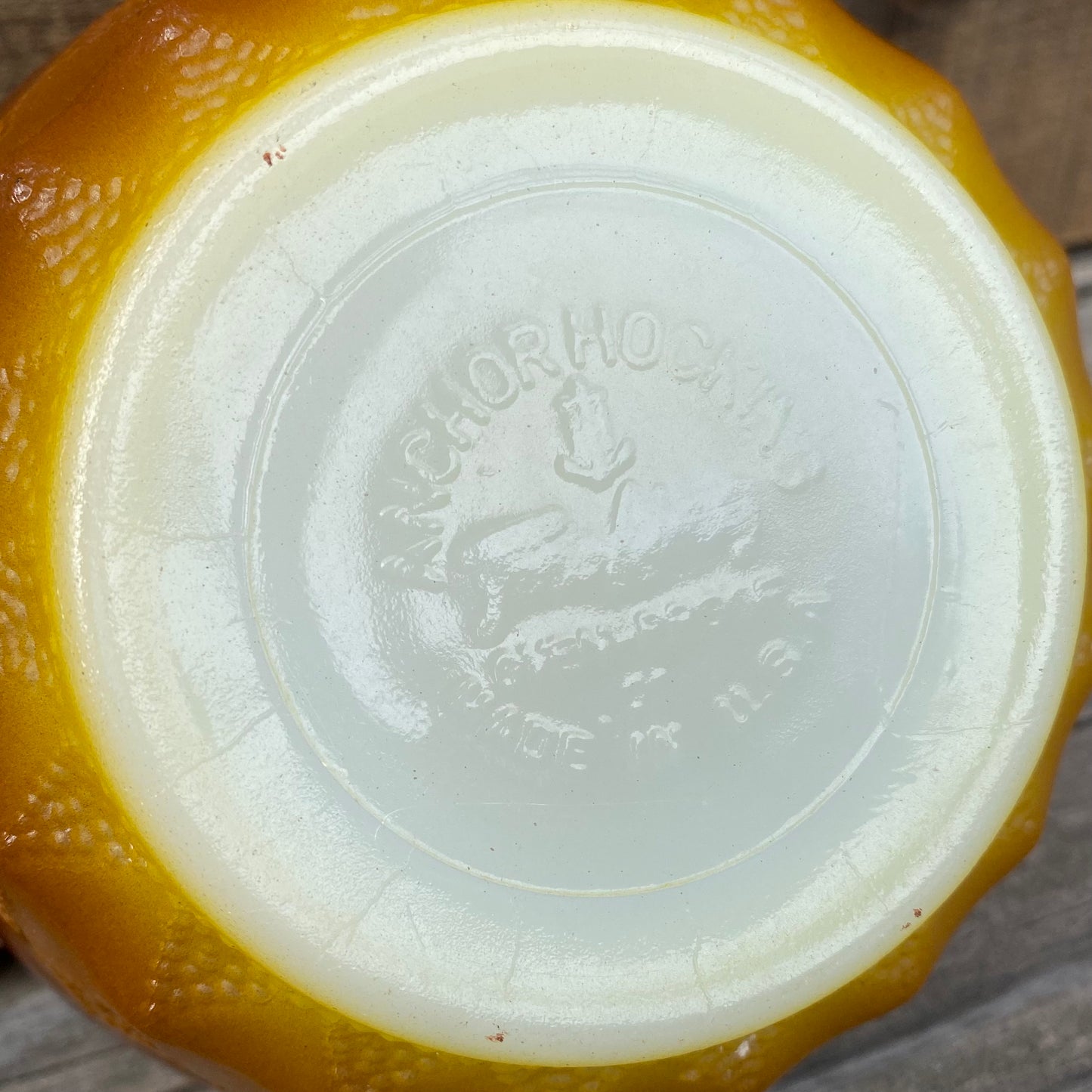 【1960s USA vintage】FIRE KING キンバリー ボウル イエロー