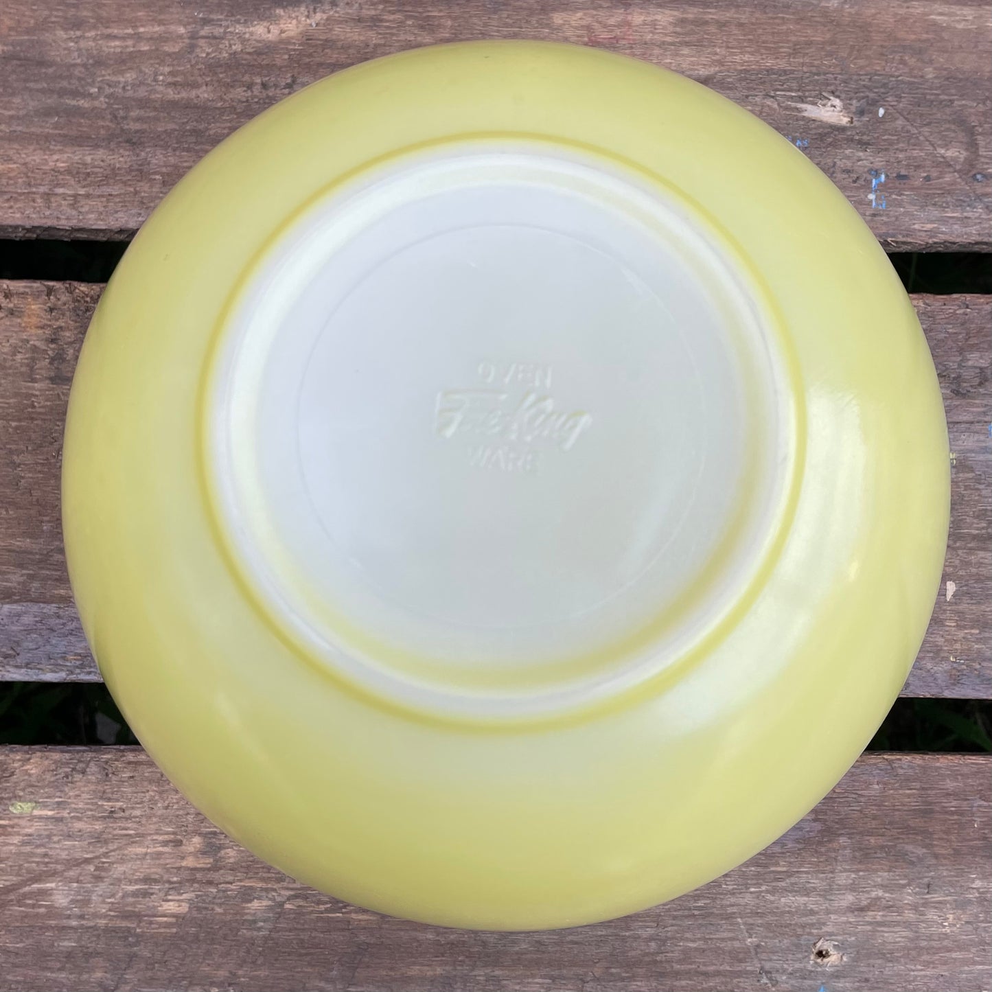 【50’s USA vintage】Fire King ミキシングボウル レモンイエロー