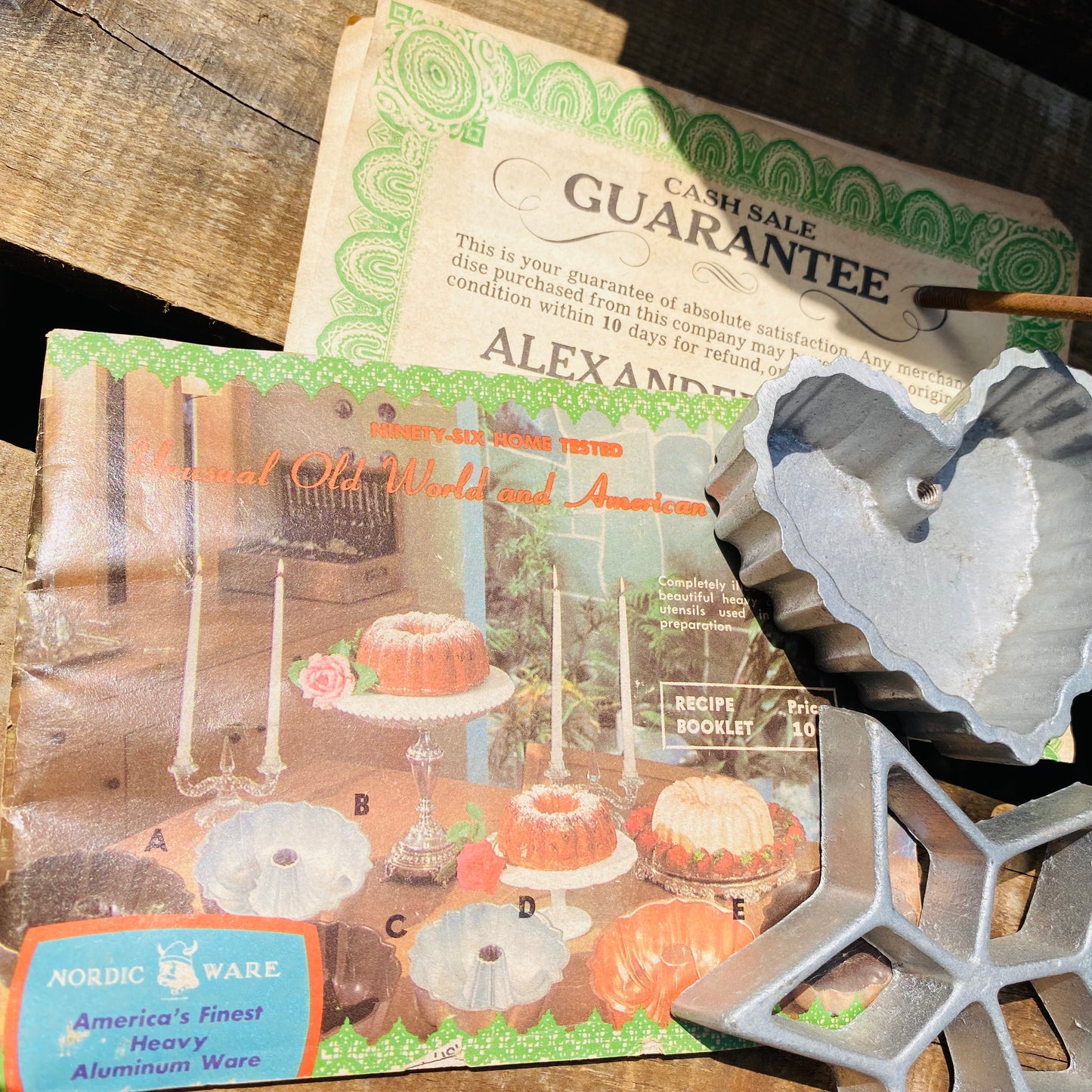 【USA vintage】NORDIC WARE ロゼットアイロン クッキー型