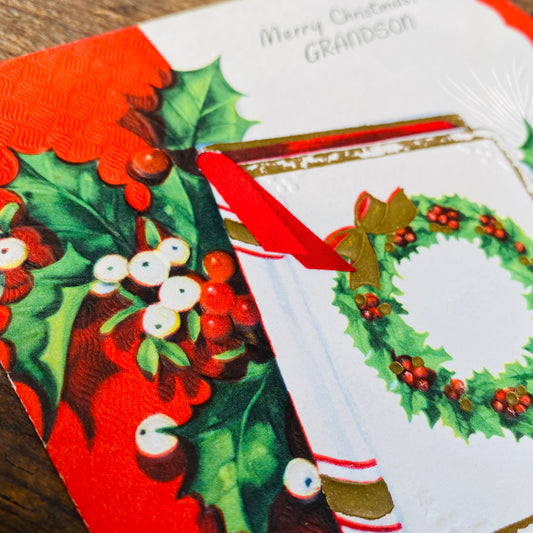 【USA vintage】クリスマス メッセージカード③