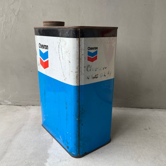 【USA vintage】Chevron 1 gallon can オイル缶