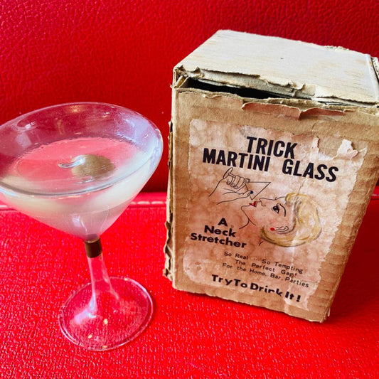 【 1950s-1960s USA vintage】パーティグッズ トリックマティーニグラス
