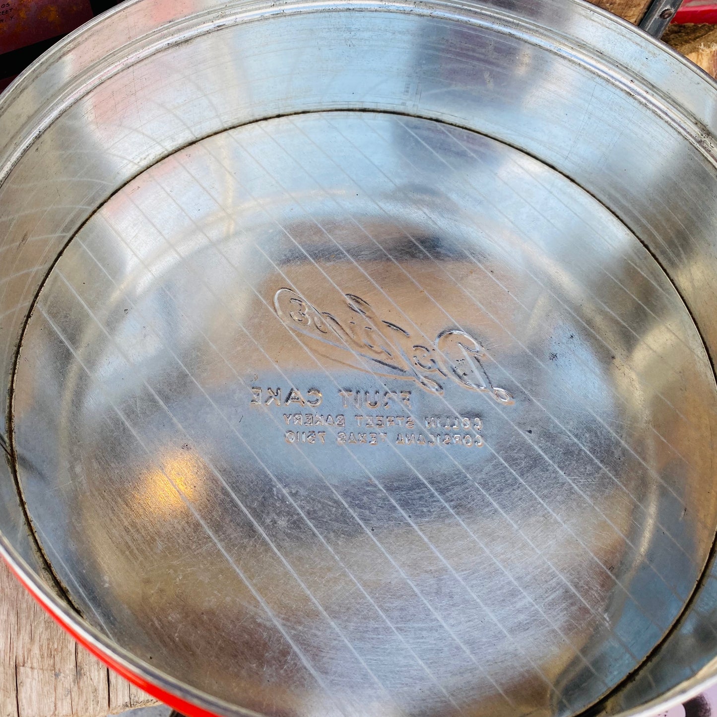 【1950s USA vintage】christmas TIN 缶