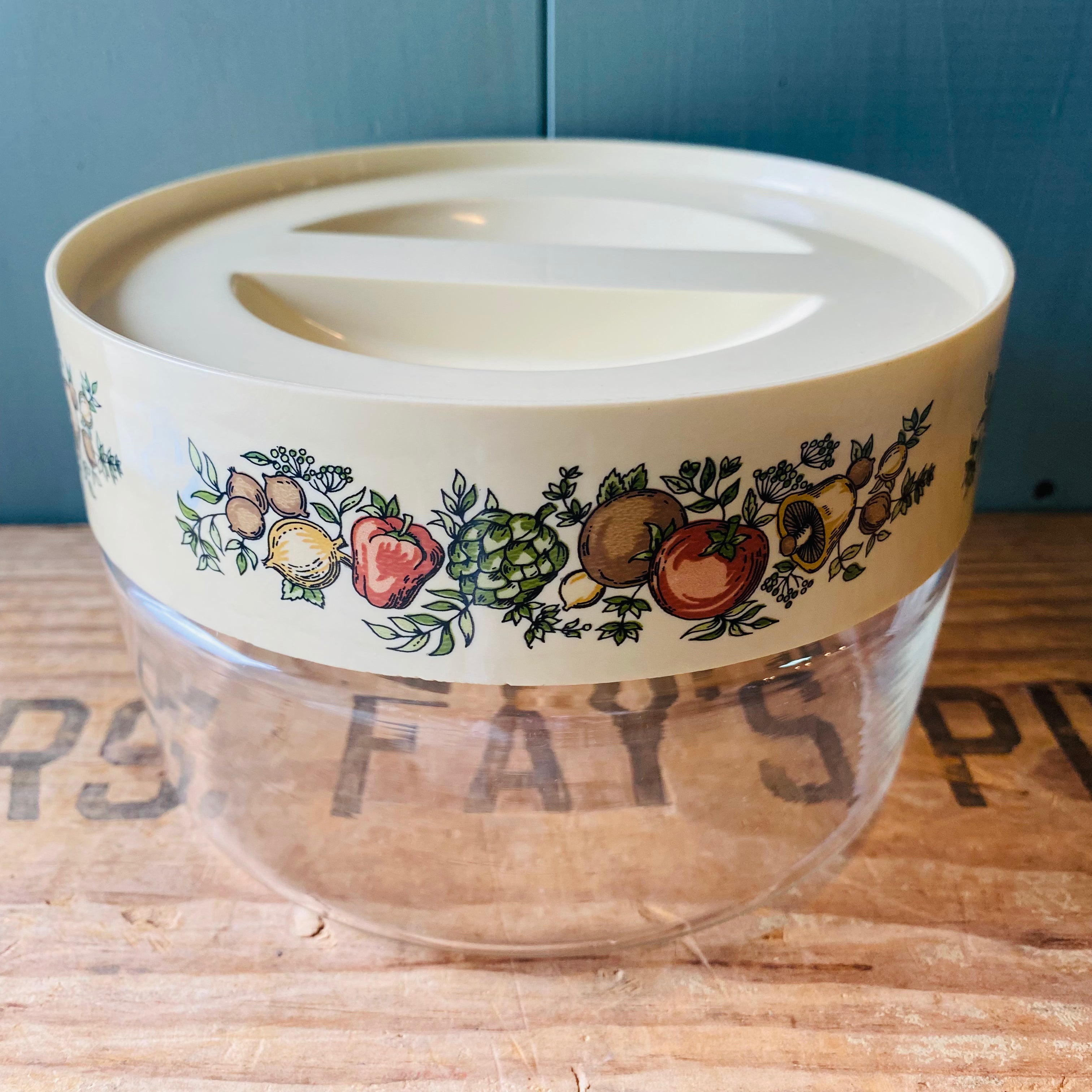 USA vintage】PYREX ガラスキャニスター 野菜柄 – 雑貨屋ポッポ