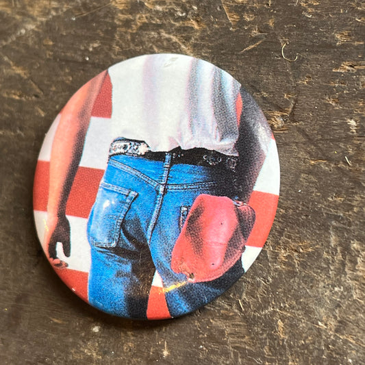 【USA vintage】缶バッジ ブルース・スプリングスティーン