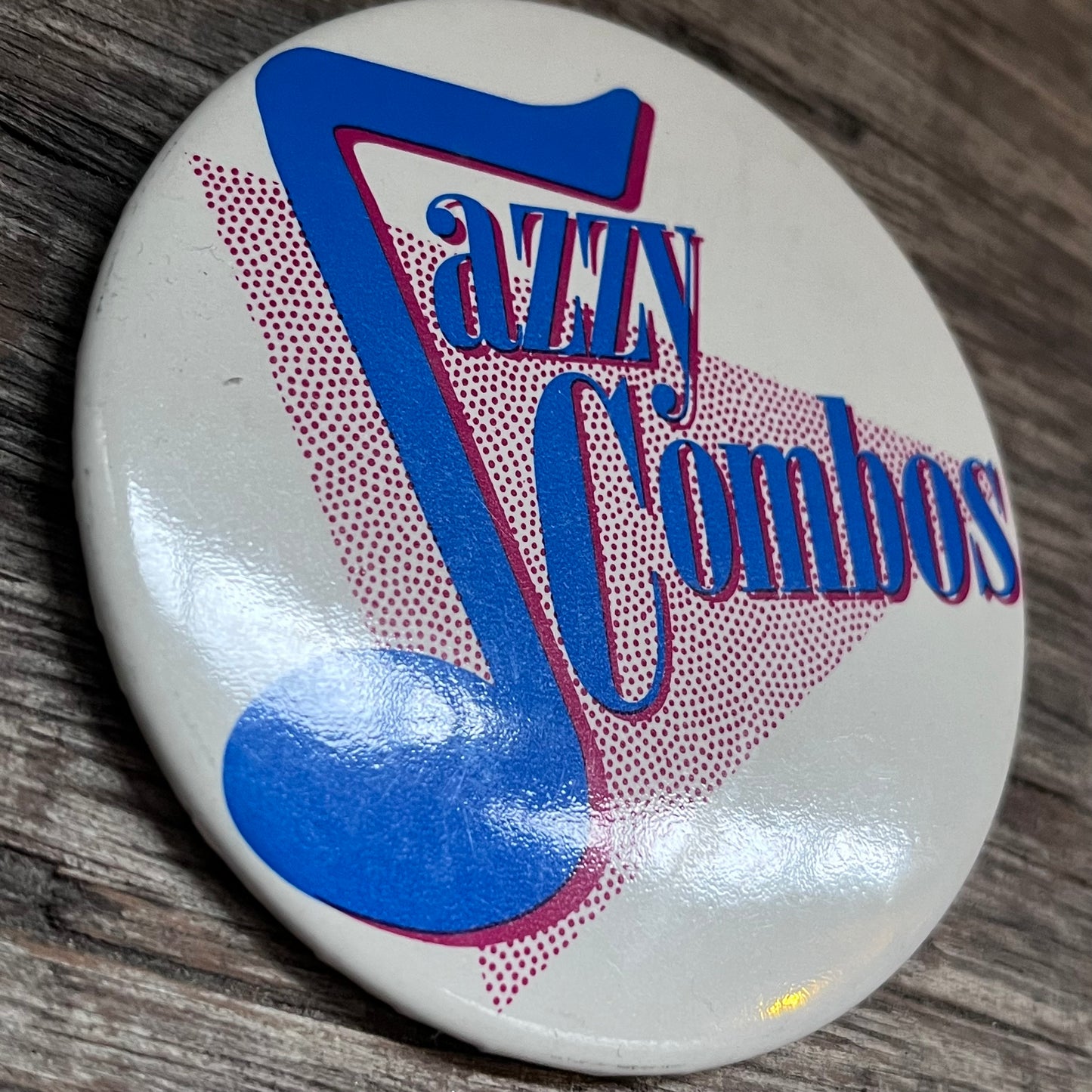 【USA vintage】缶バッジ Jazzy Combos