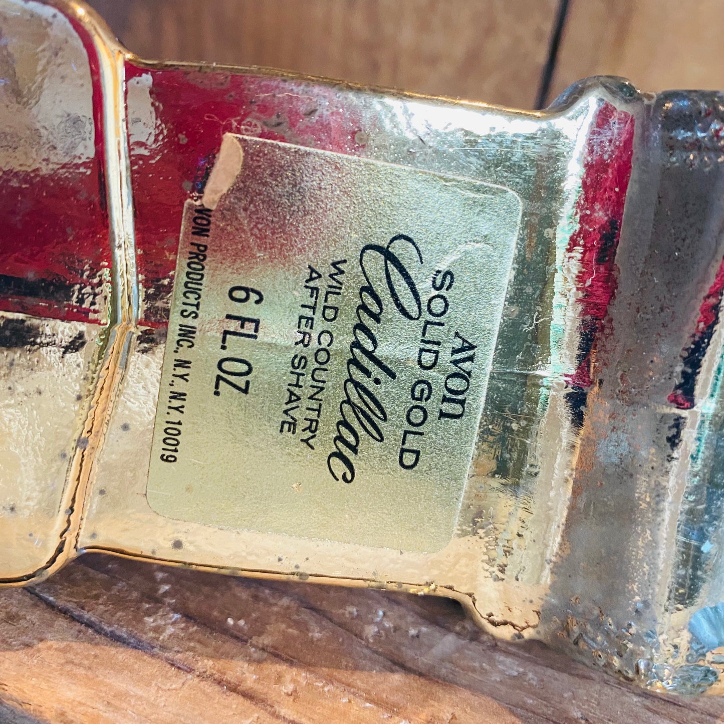 【1970s USA vintage】AVON gold cadillac 瓶