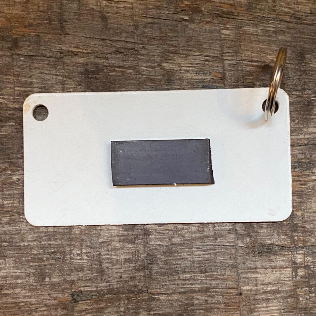 【1980s USA vintage】ネームプレートキーホルダー BARBARA