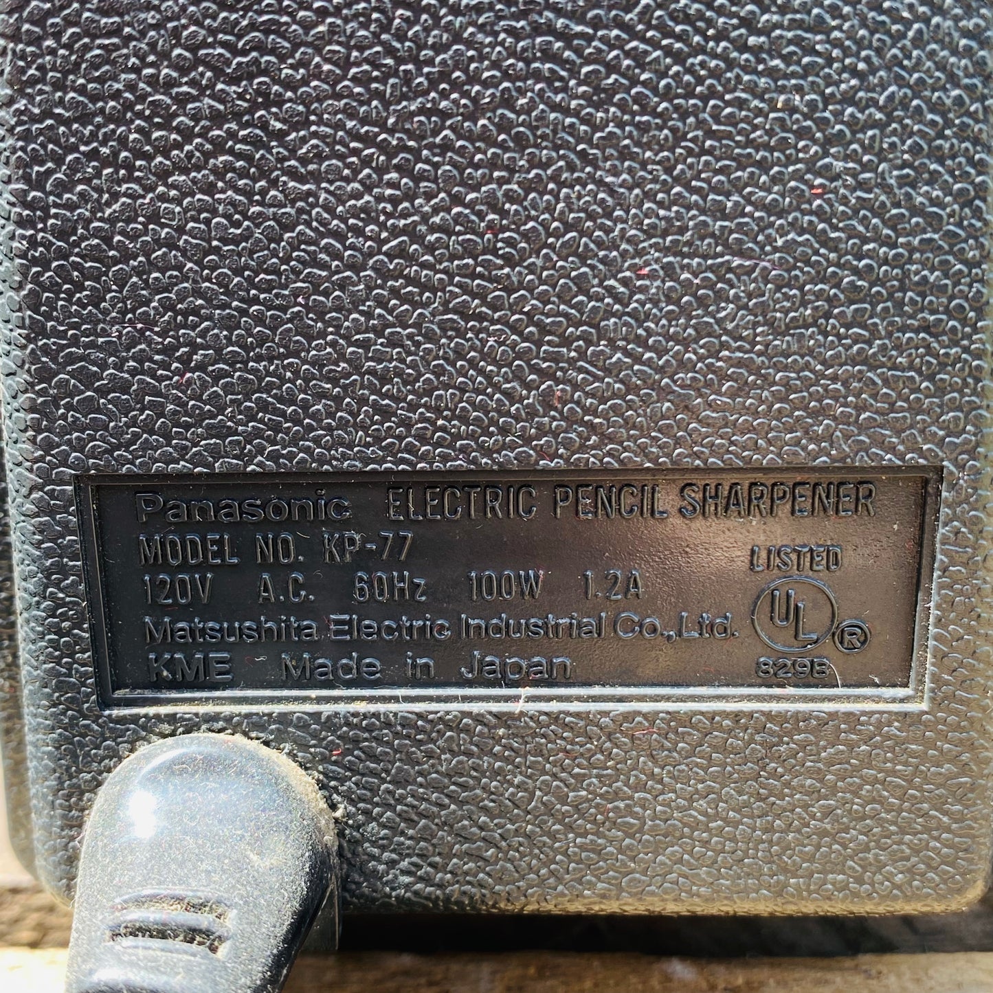 【1970s vintage】Panasonic シャープナー 鉛筆削り