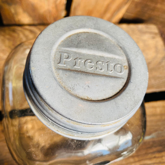 【1930s- USA vintage】IRIS COFFEE ガラスジャー②