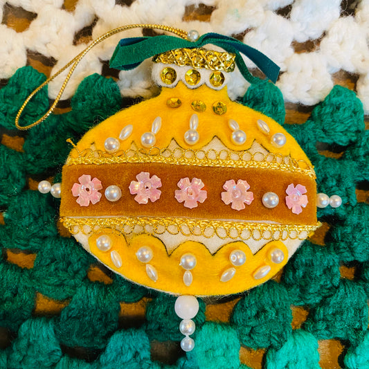 【vintage】フェルトのクリスマスオーナメント②