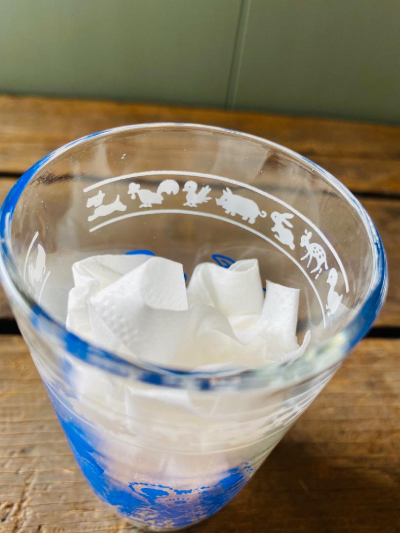 【1950s USA vintage】タンブラー スワンキースウィッグ キディカップ ブルー