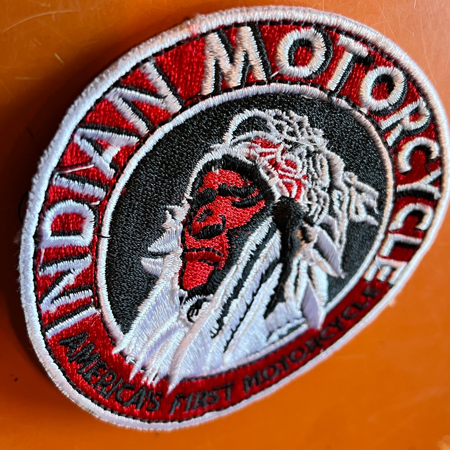 【USA vintage】Indian Motorcycle ワッペン
