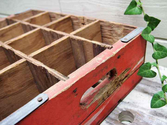 【USA vintage】コカ・コーラ 木箱 ボトルケース ウッドボックス