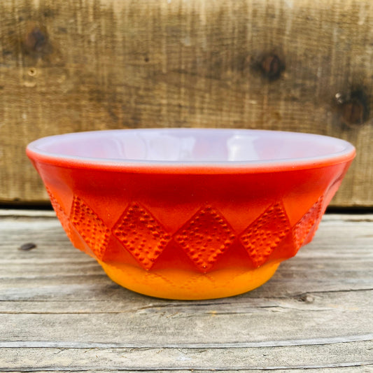 【1960s USA vintage】FIRE KING キンバリー ボウル オレンジ