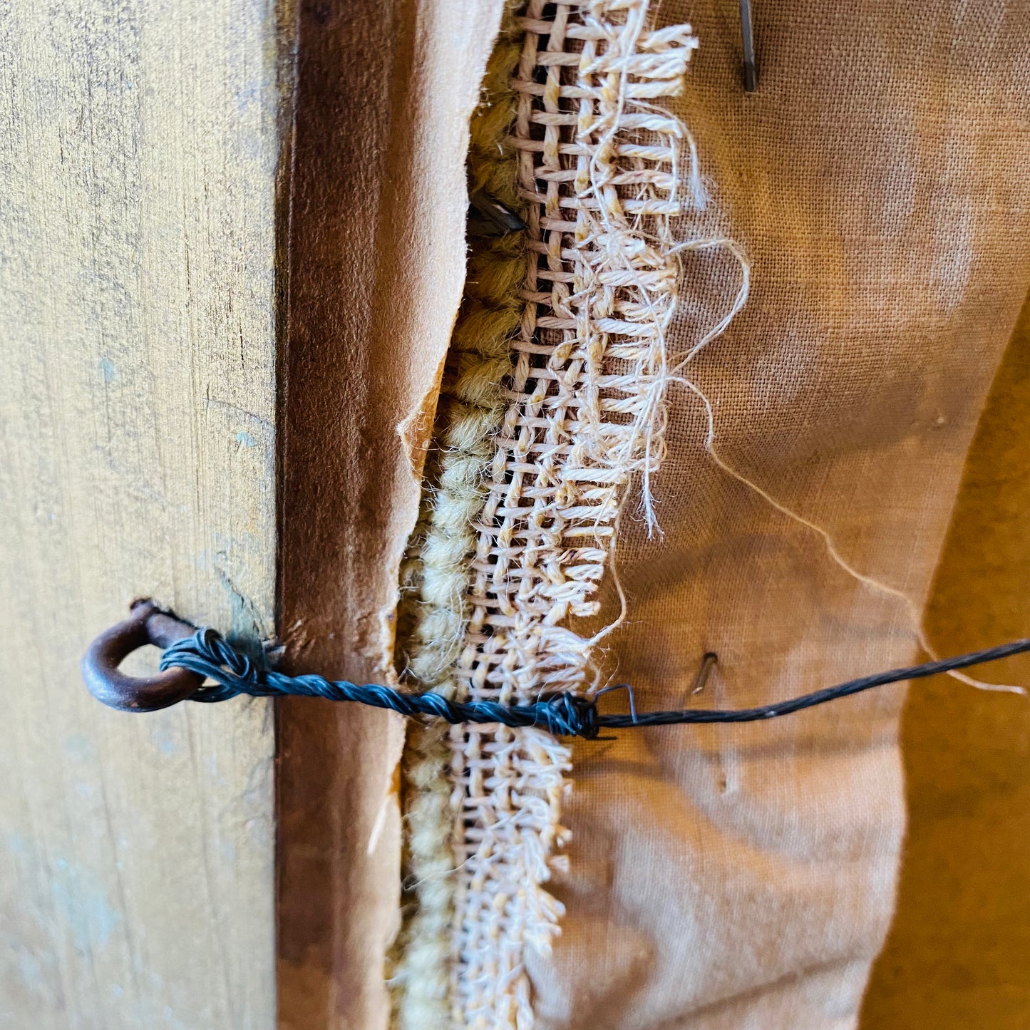 【USA vintage】刺繍 ウォールデコ フルーツ