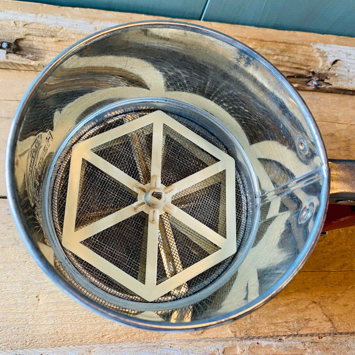 【1940s USA vintage】ANDROCK ハンドシフター 粉ふるい