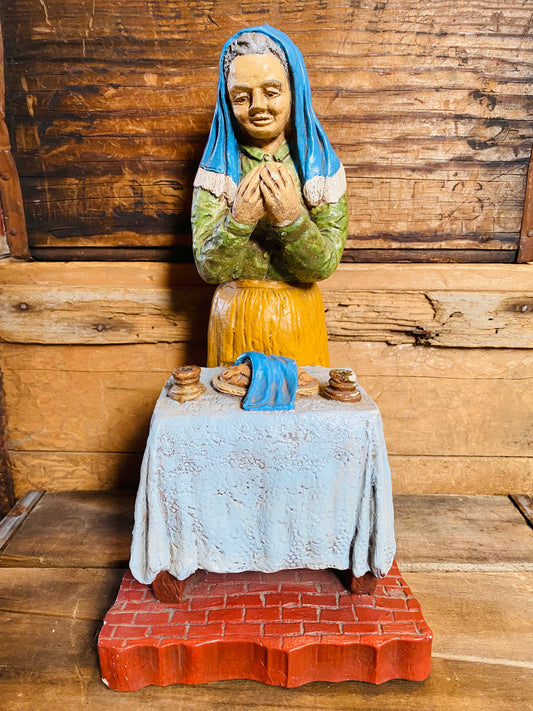 【1974 USA vintage】I&I design 置物 パンと老婆