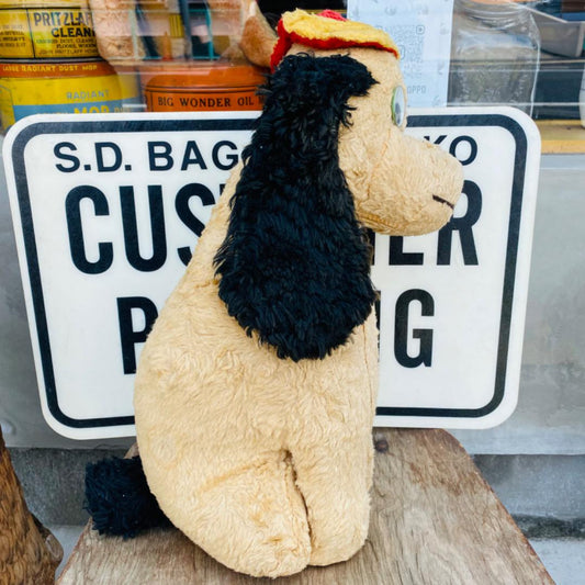 【USA vintage】ぬいぐるみ 犬 ドッグ アンティークドール