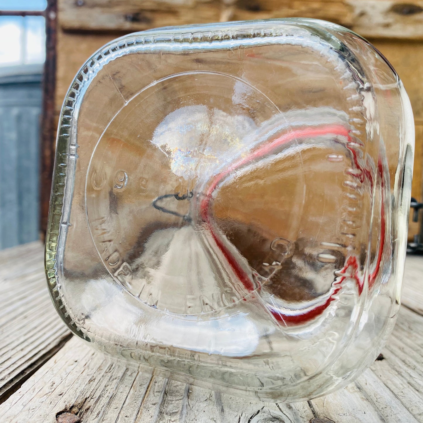 【England vintage】KILNER ガラスジャー 瓶 保存容器