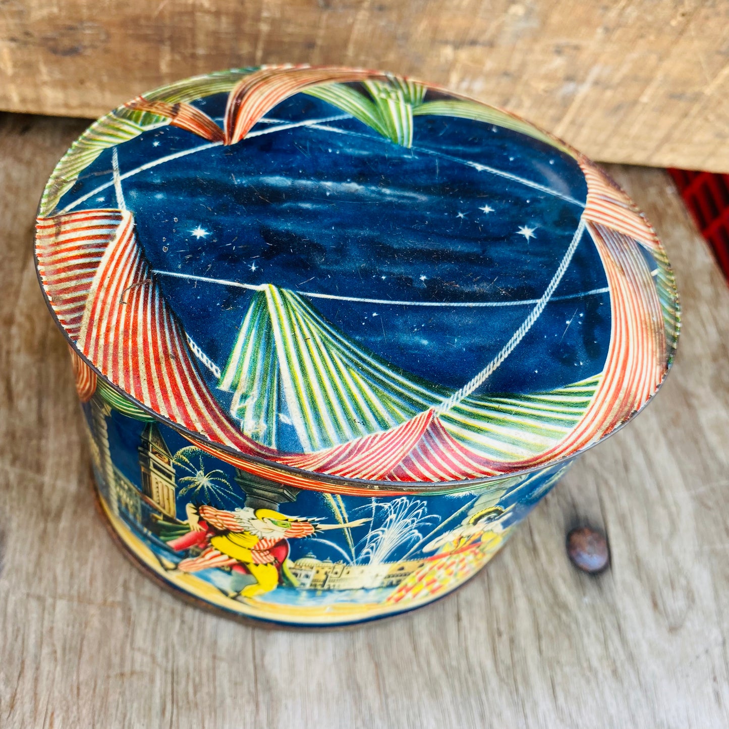 【FRANCE vintage】TIN缶 舞踏会