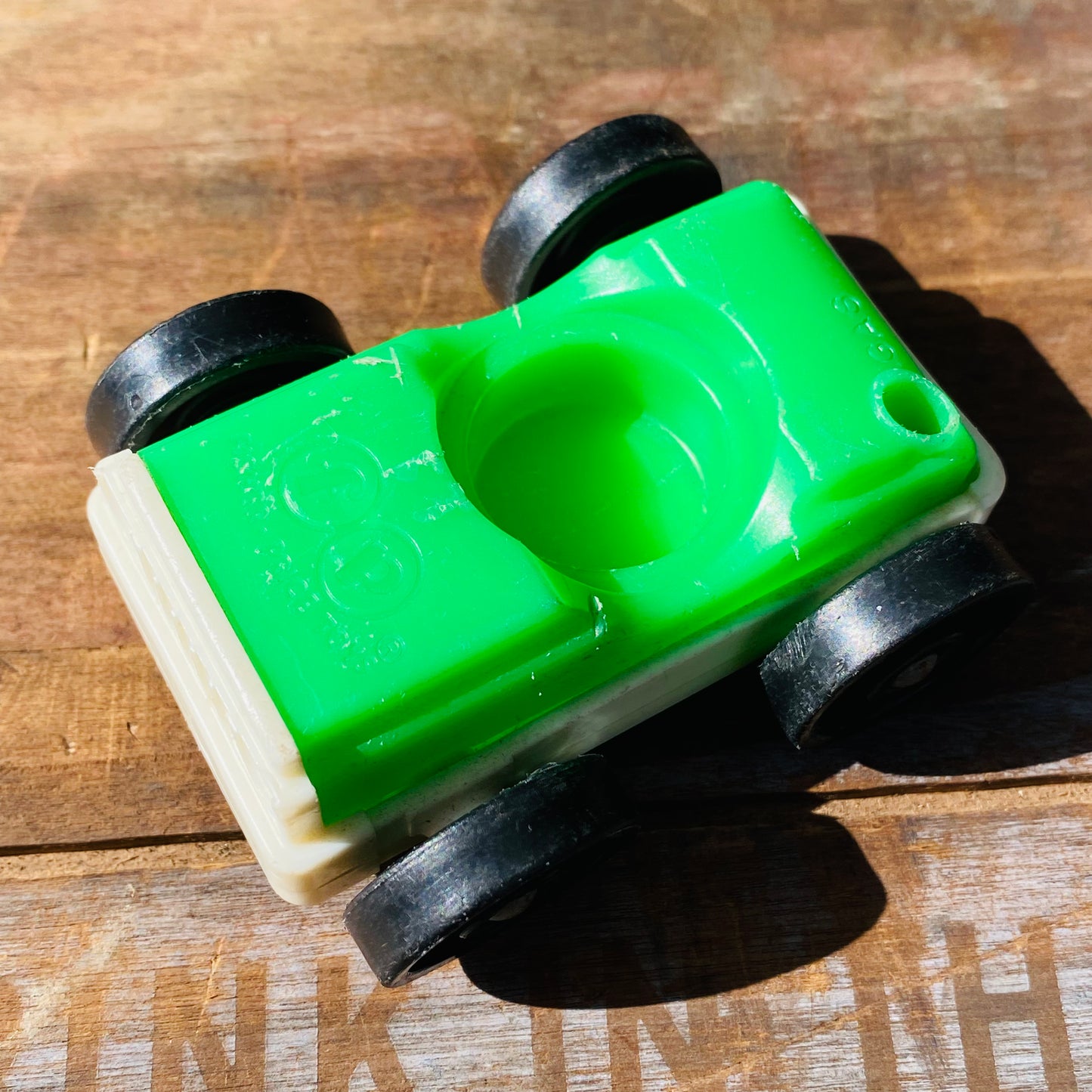 【USA vintage】Fisher-Price Toy 車 グリーン
