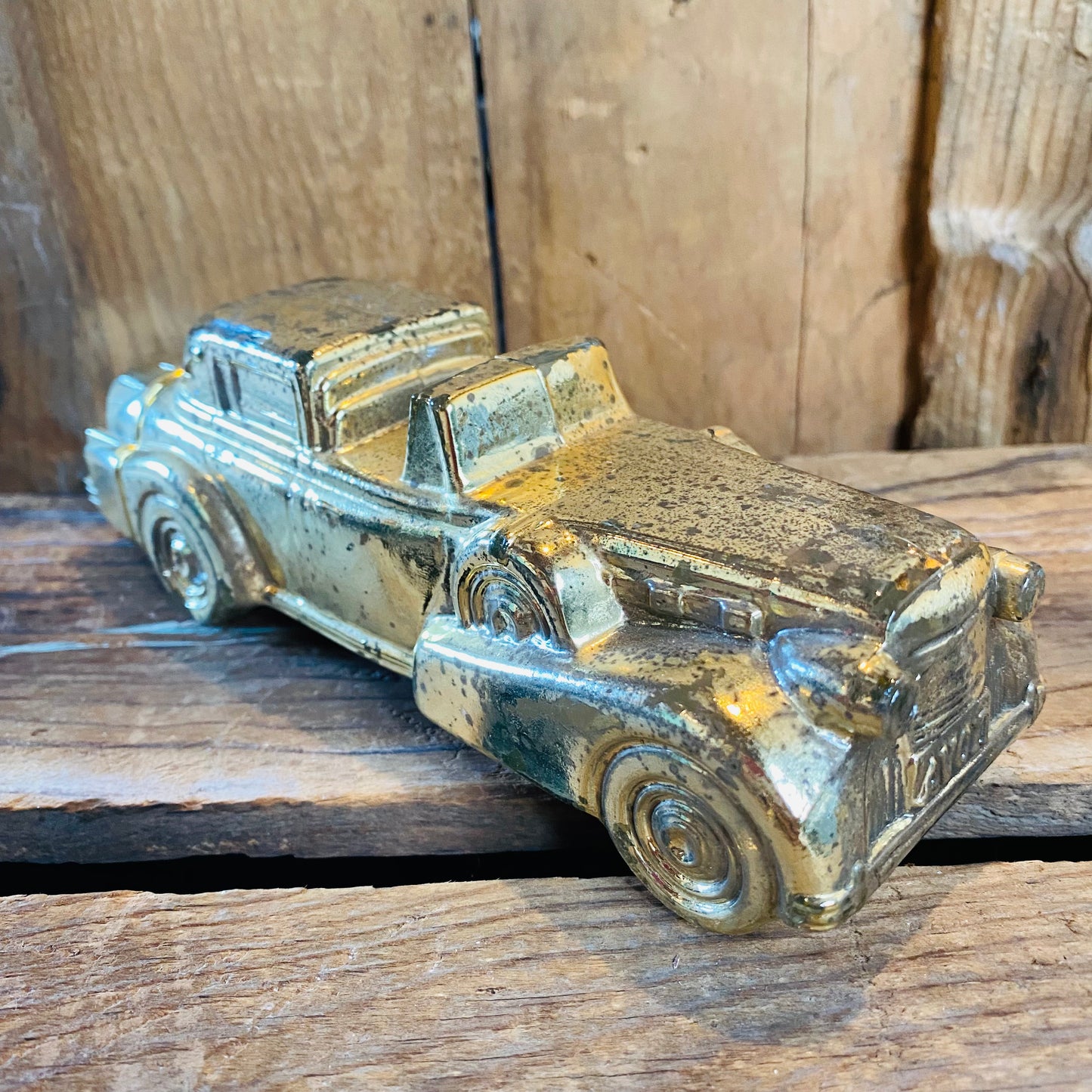 【1970s USA vintage】AVON gold cadillac 瓶