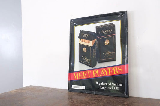 【USA vintage】プレイヤーズ 看板 PLAYERS vintage metal sign plate