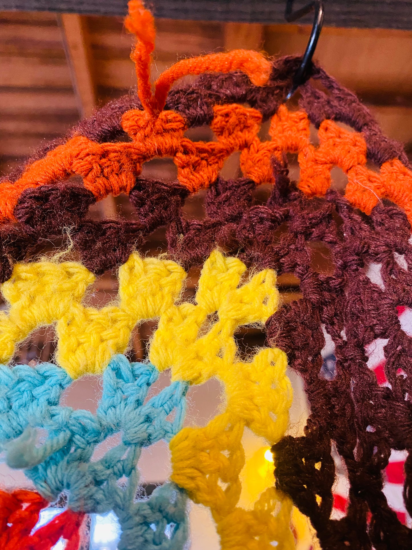 【1970s USA vintage】グラニーブランケット グラニースクエア