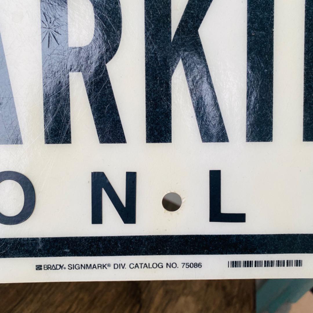 【USA vintage】雑貨 パーキングサイン 看板