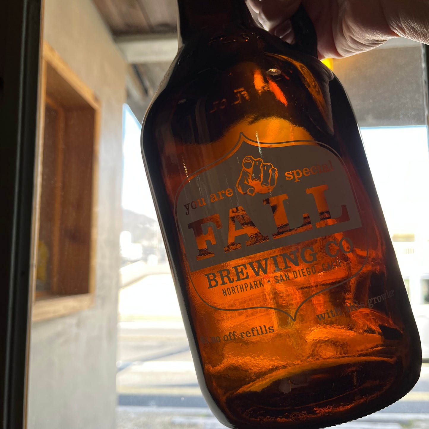 【USA vintage】FALL BREWING CO. Growler Bottle