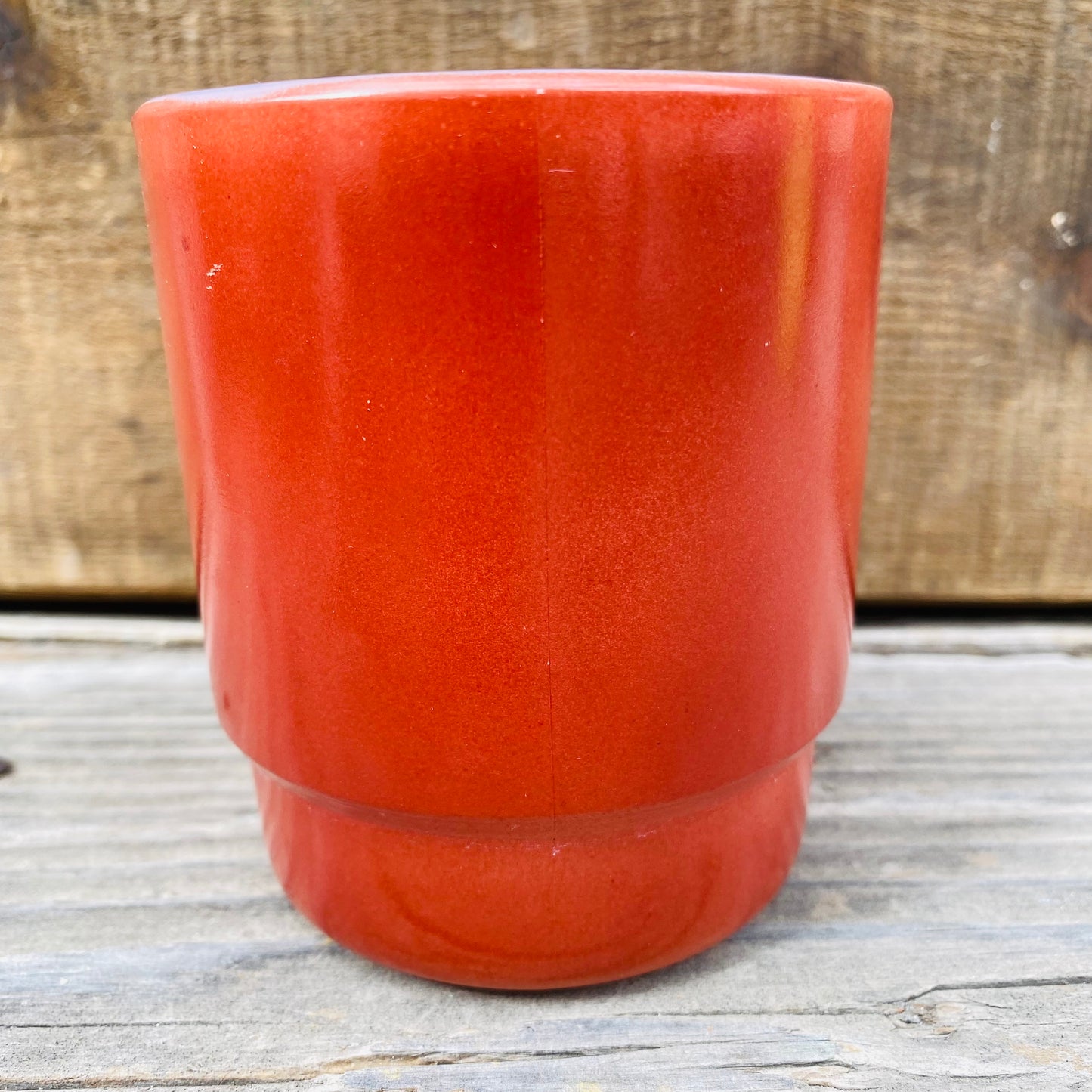 【1960s USA vintage】FIRE KING スタッキングマグ ブラウン