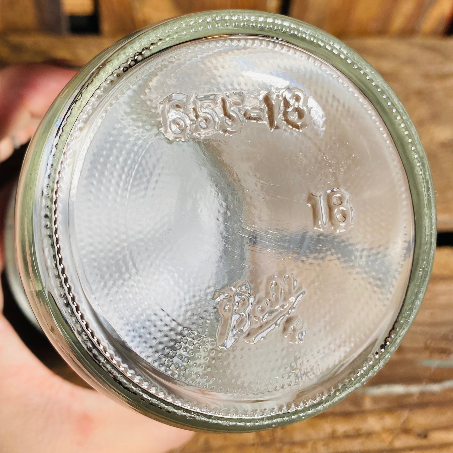 【 USA vintage】Laura Scudder's 瓶 ガラスジャー