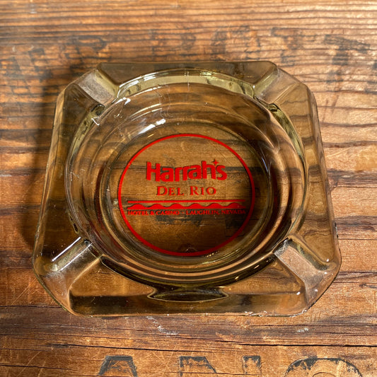 【1950s-1970s USA vintage】アドバタイジング 灰皿 Harrahs DEL RIO