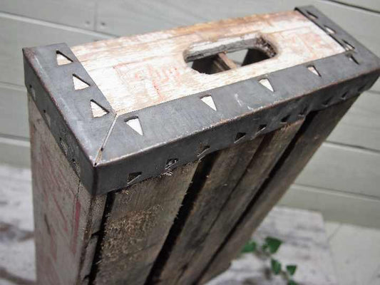 【USA vintage】7up 木箱 ボトルケース ウッドボックス セブンアップ