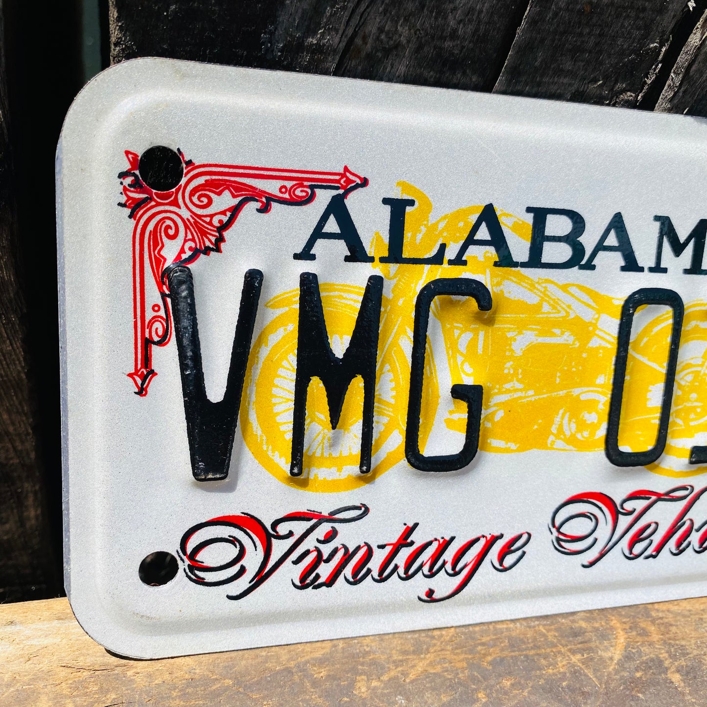 【USA vintage】モーターサイクルナンバープレート ALABAMA