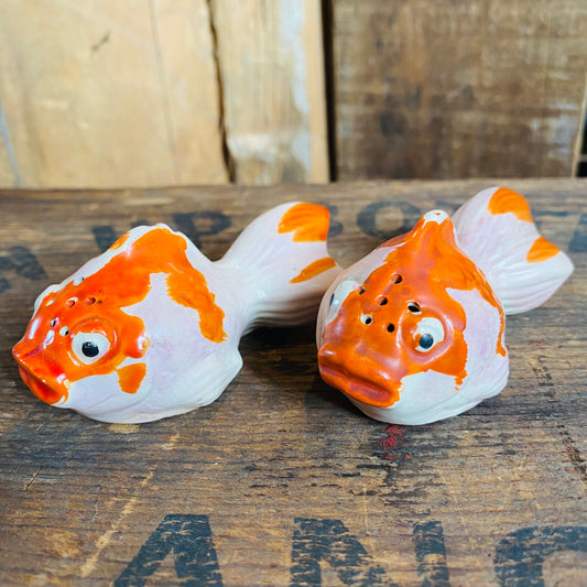 【vintage】金魚 ソルト&ペッパー セット