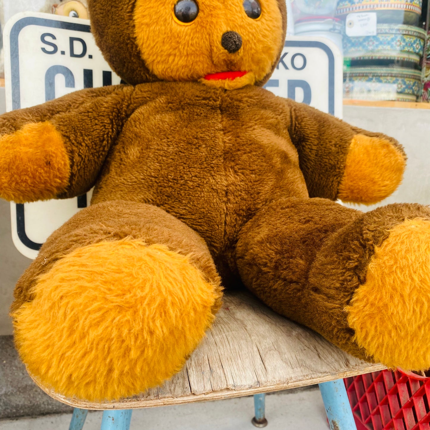 【1973 vintage】PRINCESS SOFT TOY BEAR くま ぬいぐるみ