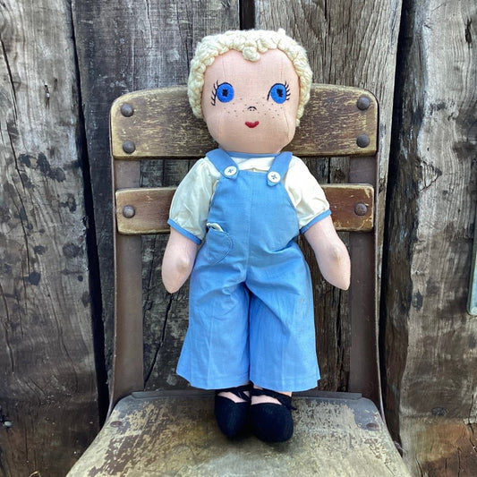 【USA vintage】カントリー ラグドール 人形 女の子