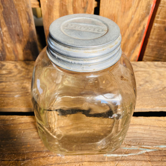 【1930s- USA vintage】IRIS COFFEE ガラスジャー②