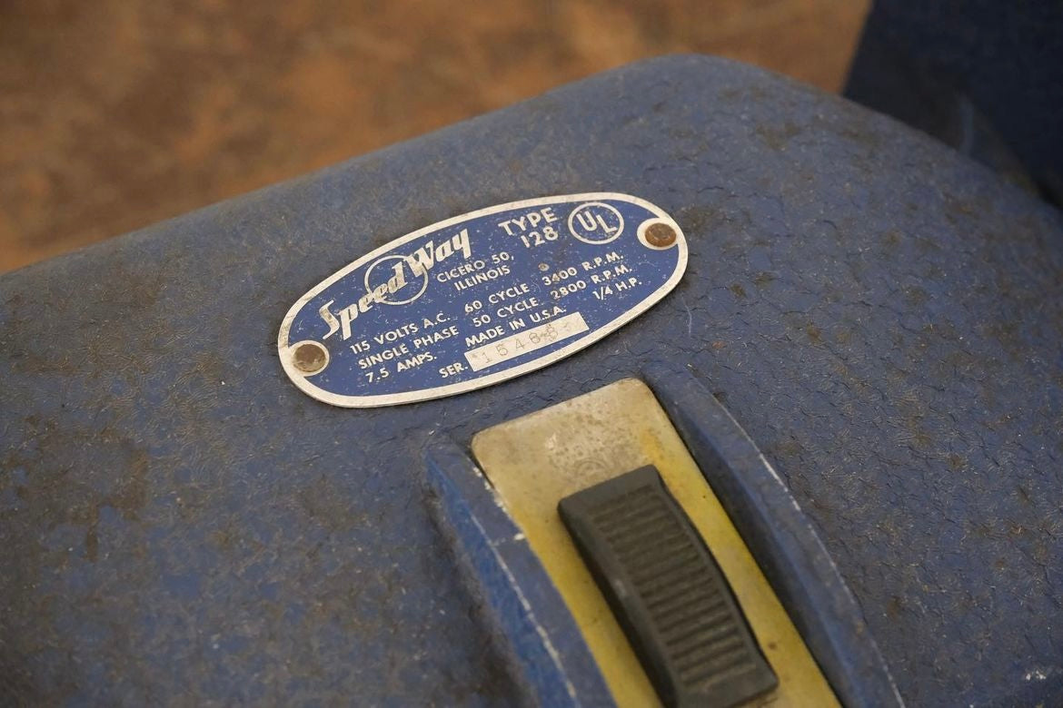 【USA】Speed Way グラインダー manufacturing / electric bench grinder