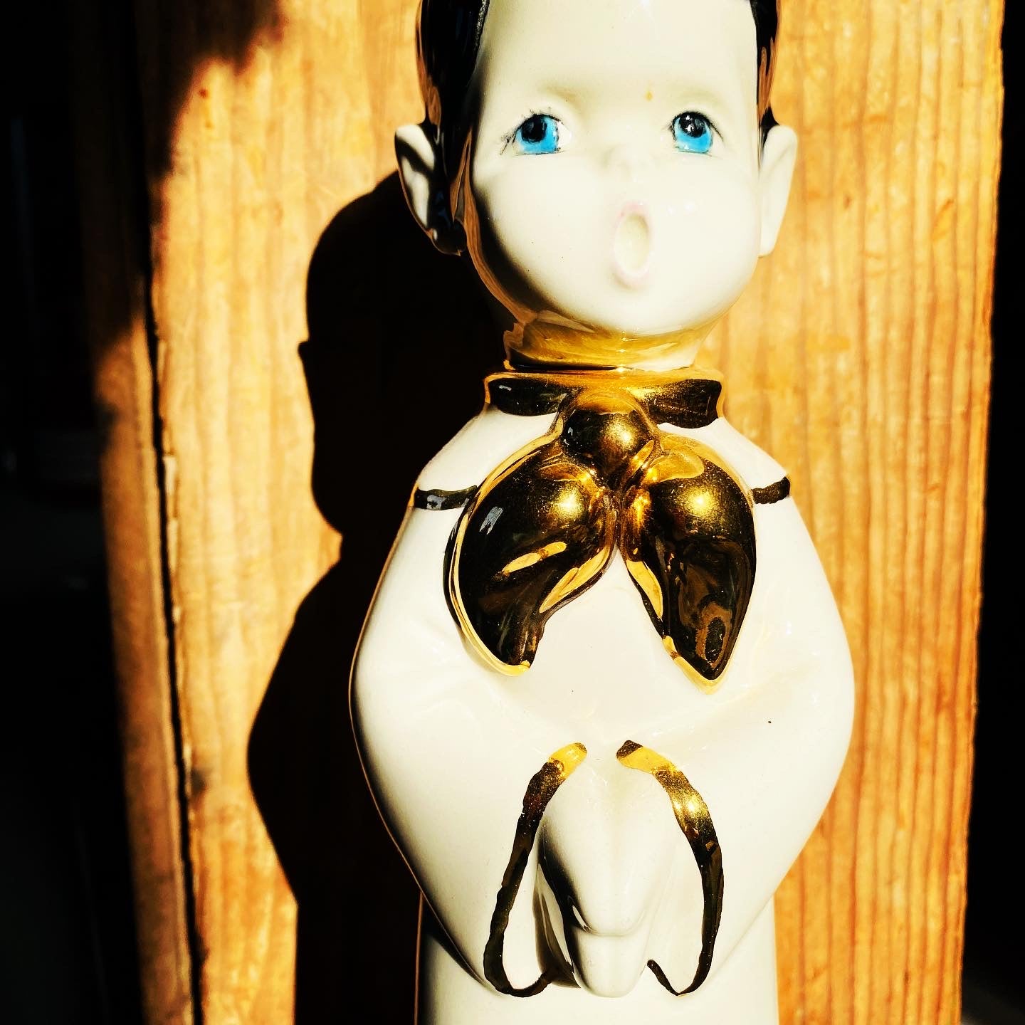 【vintage】聖歌隊 クリスマス 陶器 置物