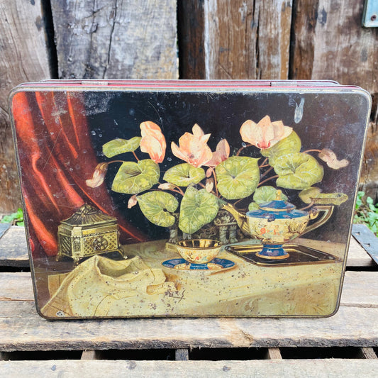 【~1950s England vintage】ビスケット TIN缶