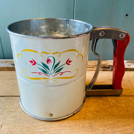 【1940s USA vintage】ANDROCK ハンドシフター 粉ふるい