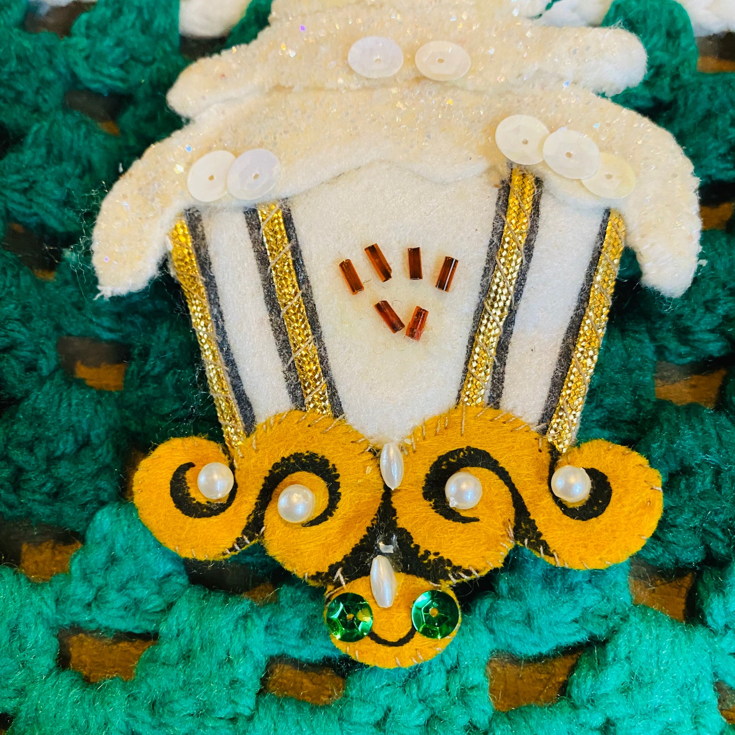 【vintage】フェルトのクリスマスオーナメント⑦